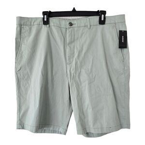 40 Alfani Shorts Men Sz 38 Green Flat Front Casual New